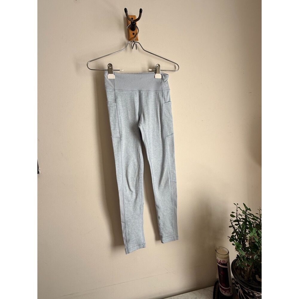 Athleta Girl Baby Blue Snowball Softluxe Tight Leggings Girl Med 8-10